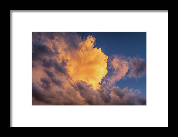 Clouds Framed Print featuring the photograph Cloud Puffs by James BO Insogna