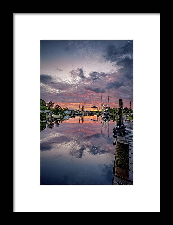 Clouds Framed Print featuring the photograph Clouds and colors by Brad Boland