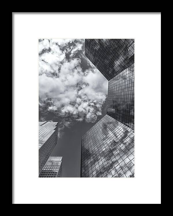 Alberta Framed Print featuring the photograph Clouds Bw by Jonathan Nguyen