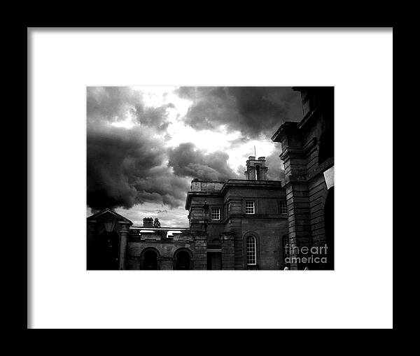 Blenheim Castle Framed Print featuring the photograph Clouds Over Blenheim by Brian Watt