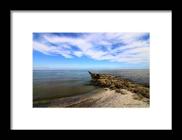 Lake Erie Framed Print featuring the photograph Coastal Ohio Series 1 by Mary Walchuck