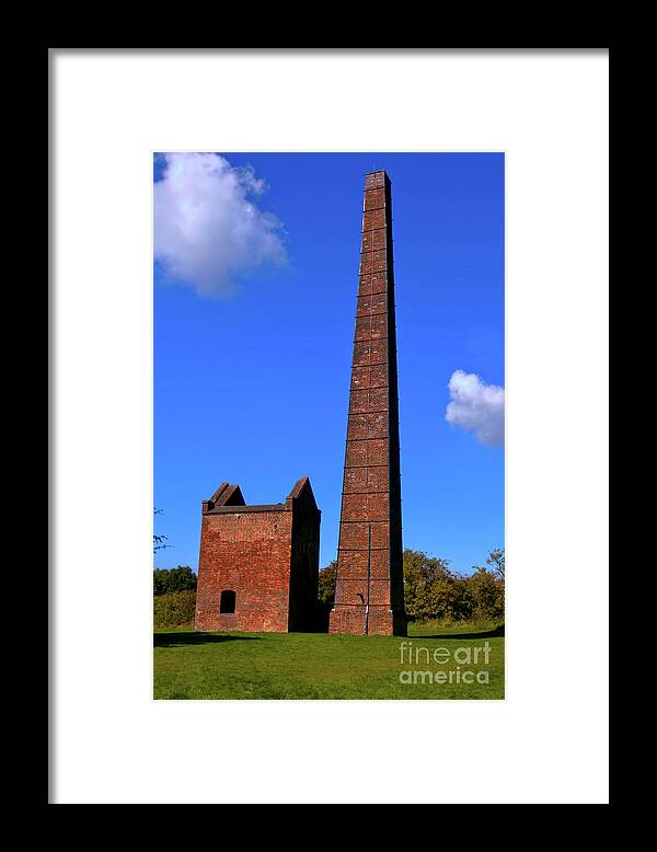 Outdoor Framed Print featuring the photograph Cobbs Engine House Portrait by Stephen Melia
