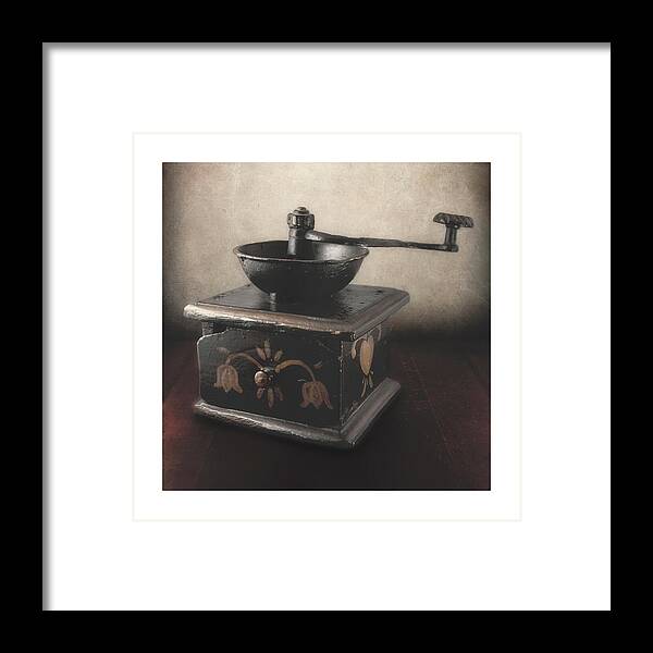Coffee Framed Print featuring the photograph Coffee Grinder by Steve Kelley