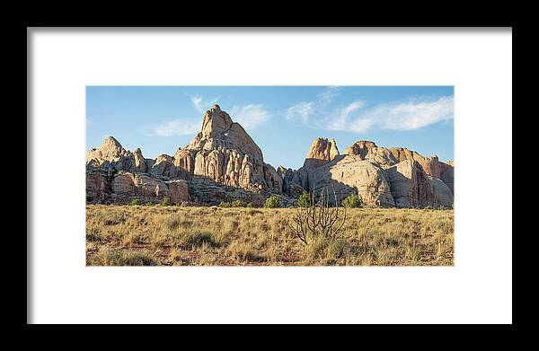 Utah Framed Print featuring the photograph Cohab Canyon View by Aaron Spong