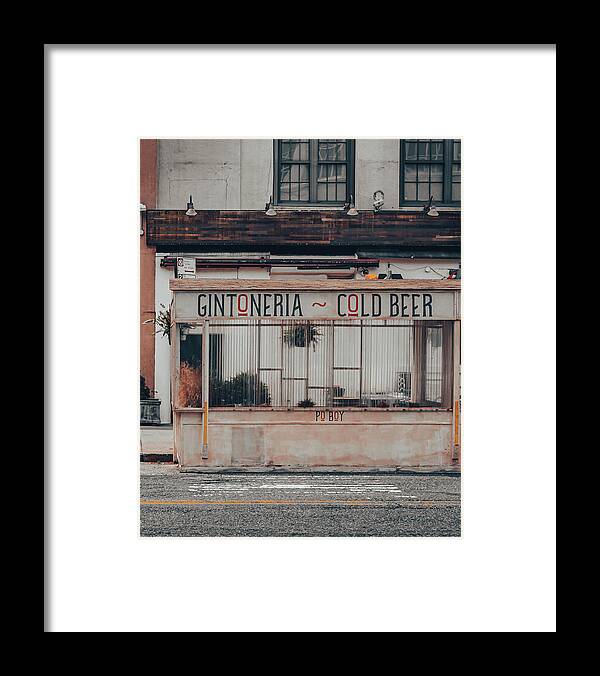 Street Scene Framed Print featuring the photograph Cold Beer by Steve Stanger