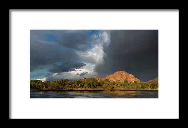Salt River Framed Print featuring the photograph Cold Front. by Paul Martin
