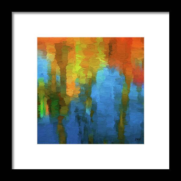 Abstract Framed Print featuring the digital art Color Abstraction XXXI by David Gordon