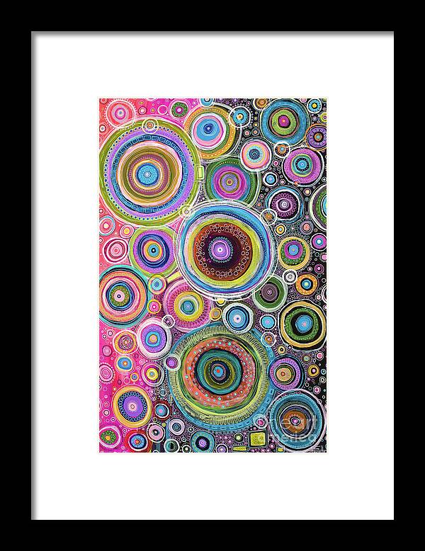 Color My Soul Framed Print featuring the painting Color My Soul by Tanielle Childers