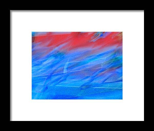Track Framed Print featuring the digital art Color of Motion by Russel Considine
