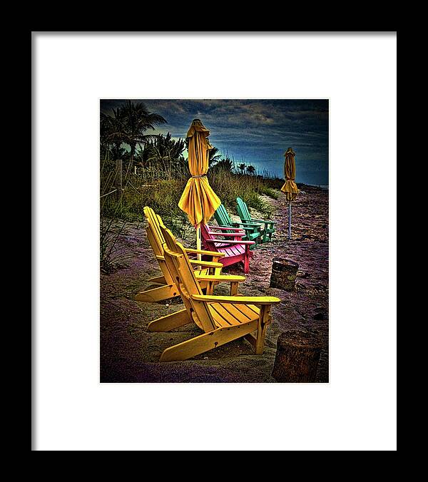 Yellow-orange Framed Print featuring the photograph Color on a Gray Day by Sandy Poore