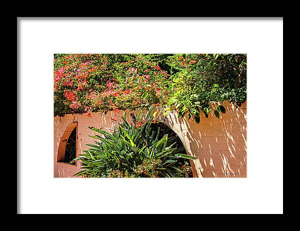 Color Framed Print featuring the photograph Color on a Wall by Alan Hausenflock