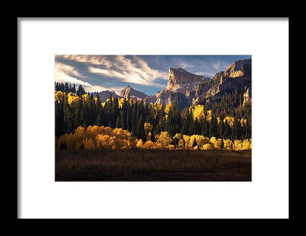 Colorado Framed Print featuring the photograph Ridgelight by Ryan Smith