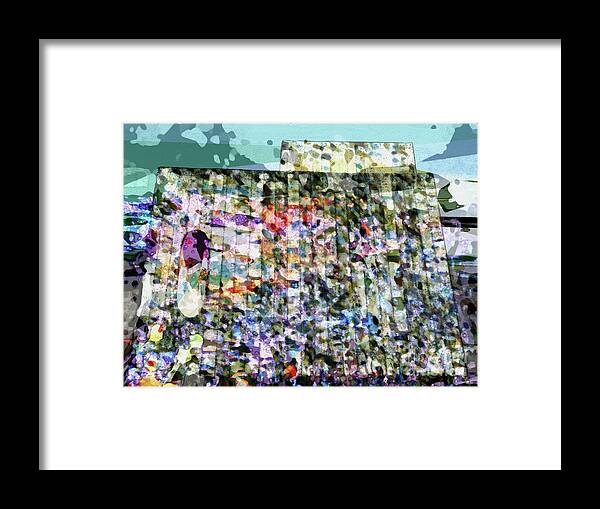 Colors Framed Print featuring the photograph Colorful Structure by Katherine Erickson