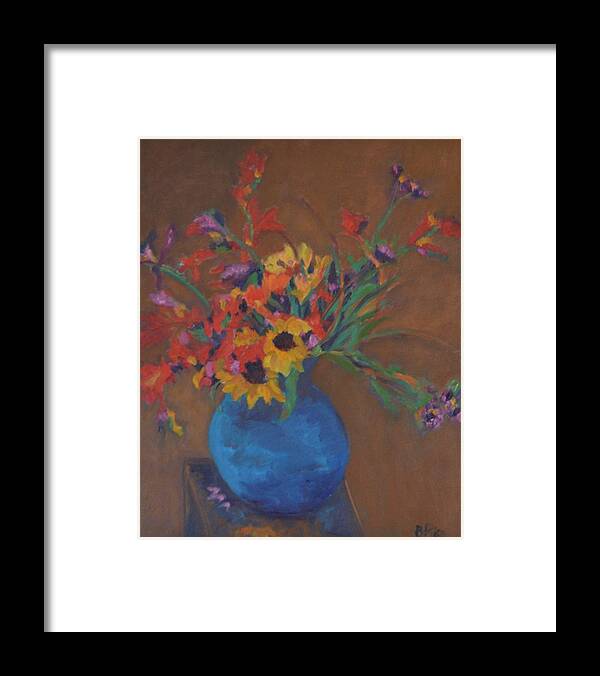 Still Life Framed Print featuring the painting Colors by Beth Riso