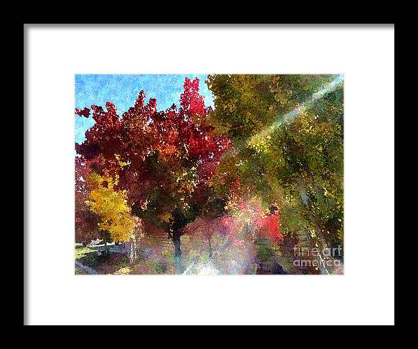 Colors Framed Print featuring the photograph Colors of the Season by Katherine Erickson