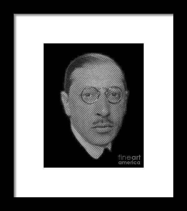 Igor Framed Print featuring the digital art composer Igor Stravinsky by Cu Biz