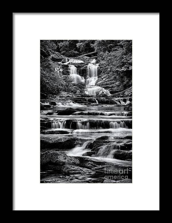 Conasauga Falls Framed Print featuring the photograph Conasauga Waterfall 23 by Phil Perkins