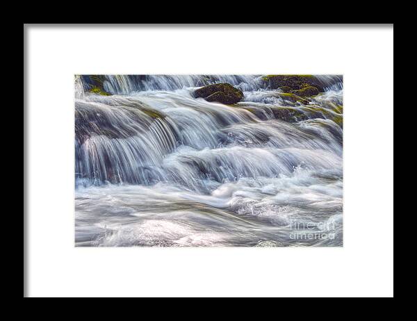 Conasauga Falls Framed Print featuring the photograph Conasauga Waterfall 3 by Phil Perkins