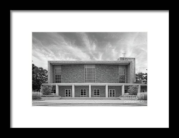 Cwu Framed Print featuring the photograph Concordia University Christ Triumphant Chapel by University Icons