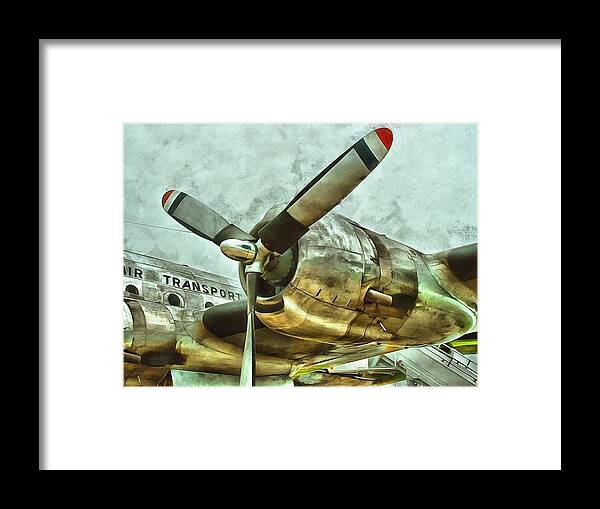 Engine Framed Print featuring the mixed media Connie Engine by Christopher Reed