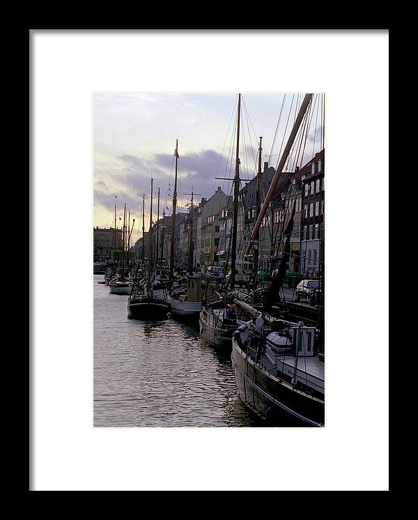 Copenhagen Framed Print featuring the photograph Copenhagen Quay by Frank DiMarco