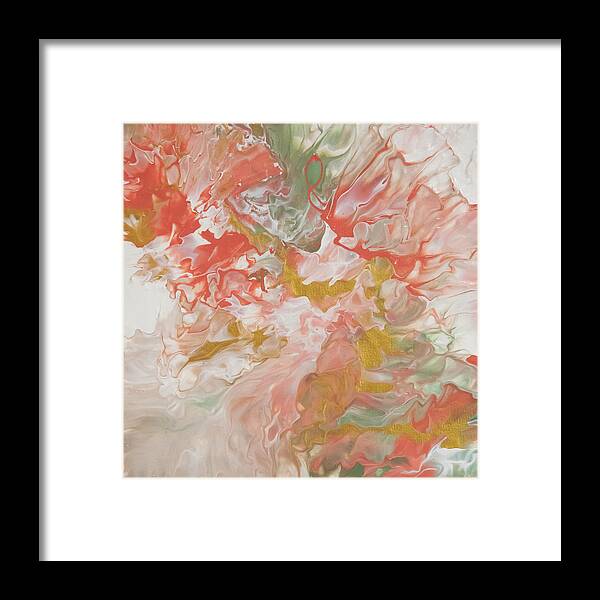 Coral Framed Print featuring the mixed media Coral 1 by Aimee Bruno