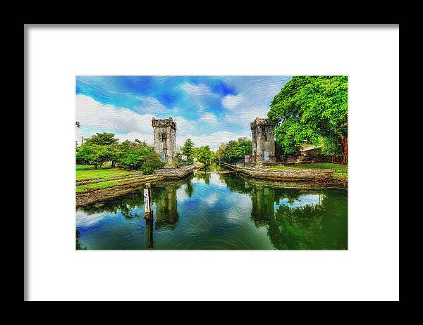 Miami Framed Print featuring the digital art Coral Gables Canals by SnapHappy Photos