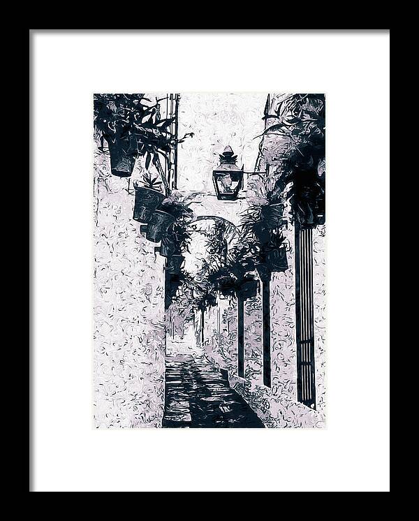 Cordoba Framed Print featuring the painting Cordoba, Andalusia - 05 by AM FineArtPrints
