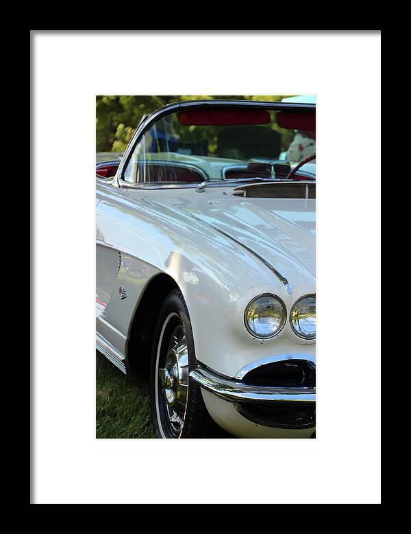 Car Framed Print featuring the photograph Corvette by Carolyn Stagger Cokley