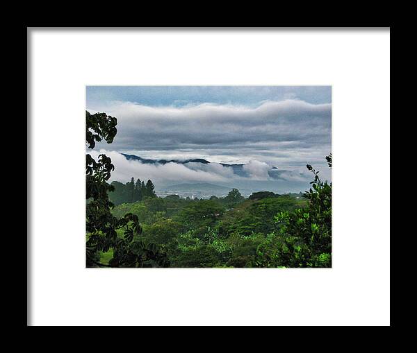 Costa Rica Framed Print featuring the photograph Costa Rica highlands by Segura Shaw Photography