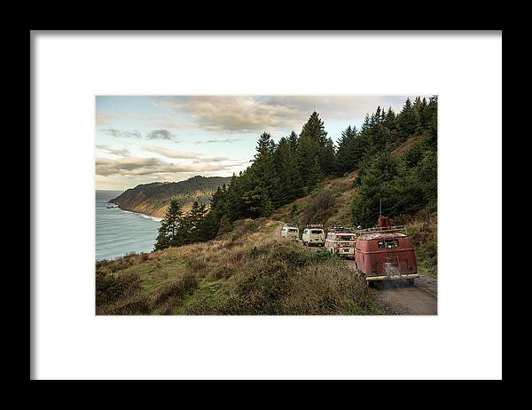 2014 Framed Print featuring the photograph Costal Drive to Usal Beach by Richard Kimbrough