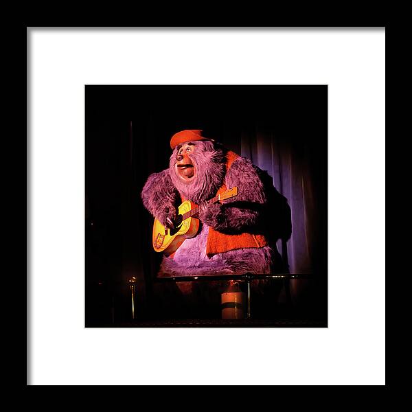 Magic Kingdom Framed Print featuring the photograph Country Bear Jamboree - Big Al by Mark Andrew Thomas