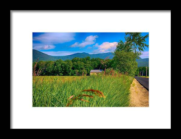 Landscape Framed Print featuring the photograph Country home by Alison Belsan Horton