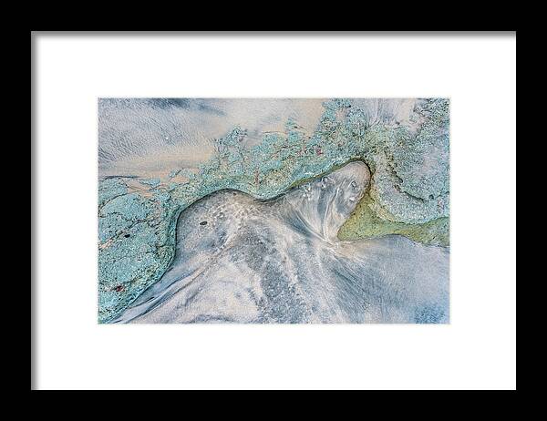 Abstract Framed Print featuring the photograph Cove by Alexander Kunz
