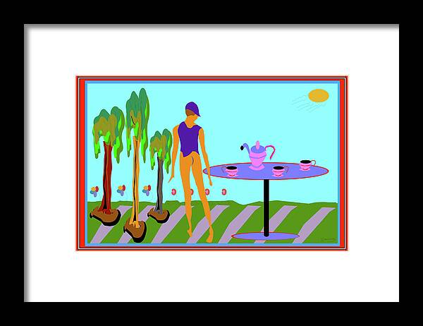 Nude Framed Print featuring the photograph Cover or Spy 14 by Artist Laurence