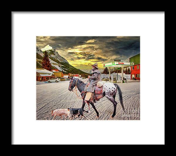 Cowboys Framed Print featuring the photograph Cowboy Artistry by DB Hayes