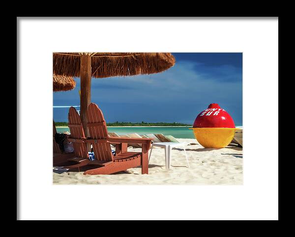 Cozumel Framed Print featuring the photograph Cozumel Dream Beach at Punta Sur Mexico by Peter Herman