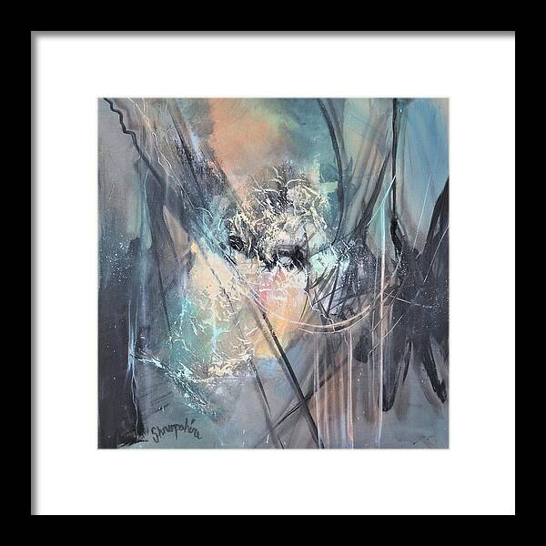 Cradle Of Life Framed Print featuring the painting Cradle of Life by Tom Shropshire
