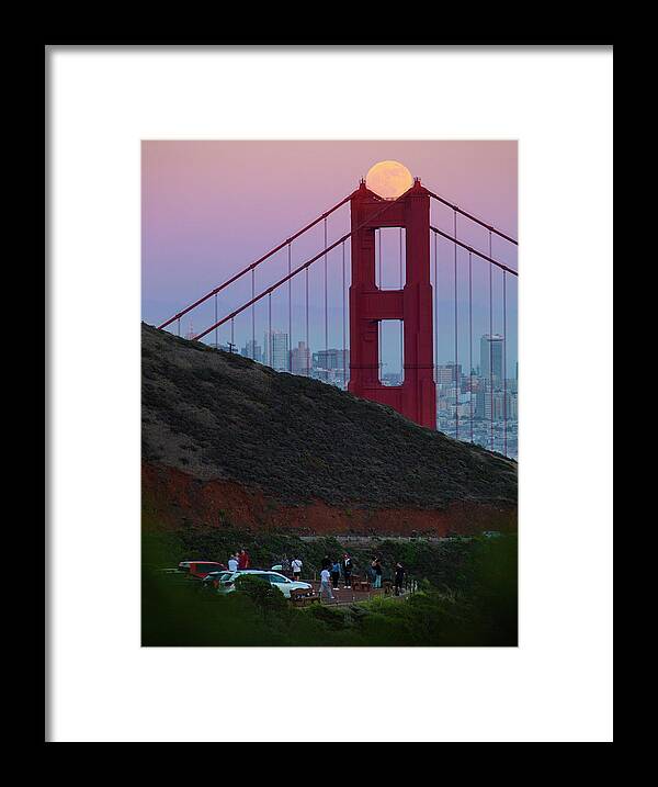  Framed Print featuring the photograph Cradle the Moon by Louis Raphael