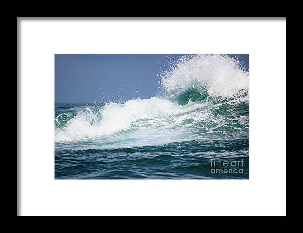 Philippines Framed Print featuring the photograph Crashing Waves by Wilko van de Kamp Fine Photo Art