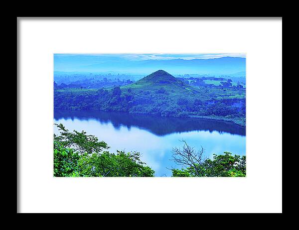 Uganda Framed Print featuring the photograph Crater Lake Kibale Forest by Matt Cohen
