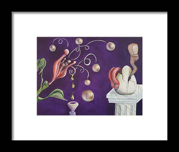 Thumb Framed Print featuring the painting Creative Mousetrap by Vicki Noble