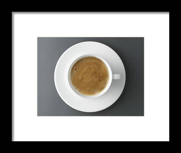 Simplicity Framed Print featuring the photograph Crema Espresso by Jonathan Kantor