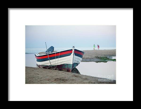 Crete Framed Print featuring the photograph Crete - Fishing Boat II by Rich S