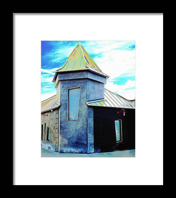 Windows Framed Print featuring the photograph Crooked Windows Building by Andrew Lawrence