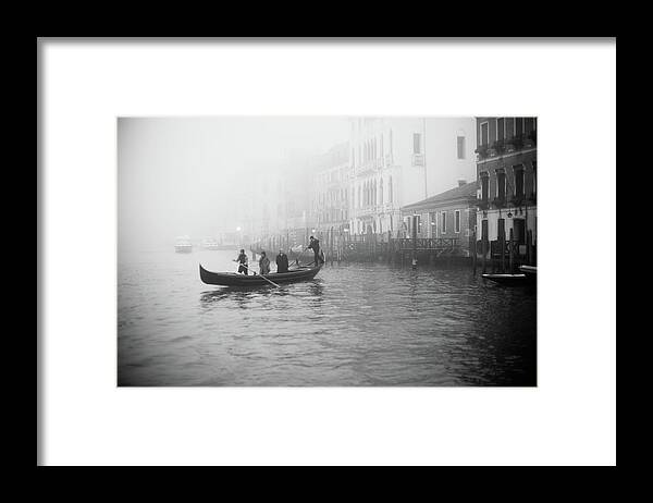 Leica M9 Framed Print featuring the photograph Crossing Grand Canal, Venice by Eugene Nikiforov