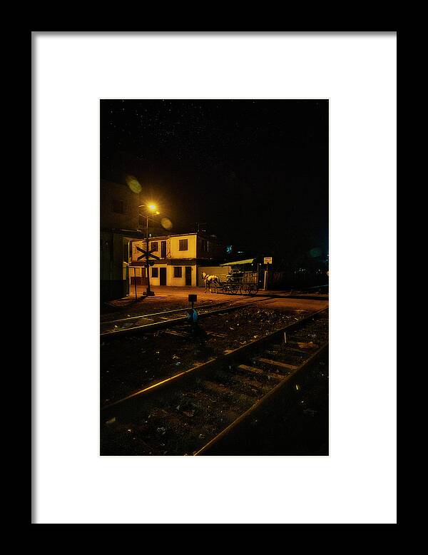 Cuba Framed Print featuring the photograph Crossing by Micah Offman