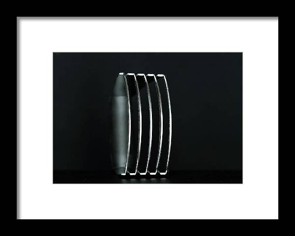 Black Framed Print featuring the photograph Culinary Tools - Pastry Cutter 1 by Amelia Pearn