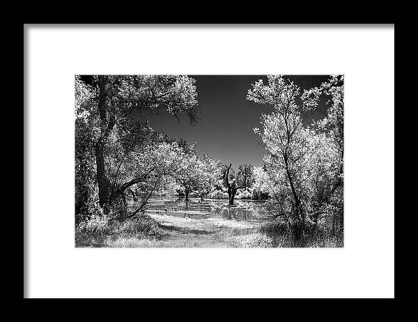 Photograph Framed Print featuring the photograph D'Agostini Reservoir by Beverly Read