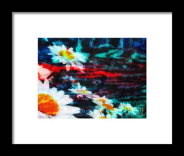 Daisy Framed Print featuring the painting Daisy River by Jacqueline McReynolds